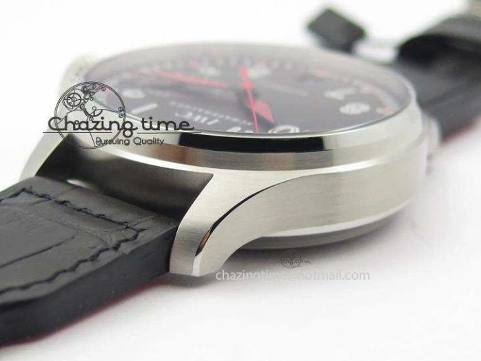 MIROTIME 0509 RelaxedFit Big Pilot Real PR IW500435 “Muhammad Ali” ZF Best Edition On Black Leather Strap A 7295